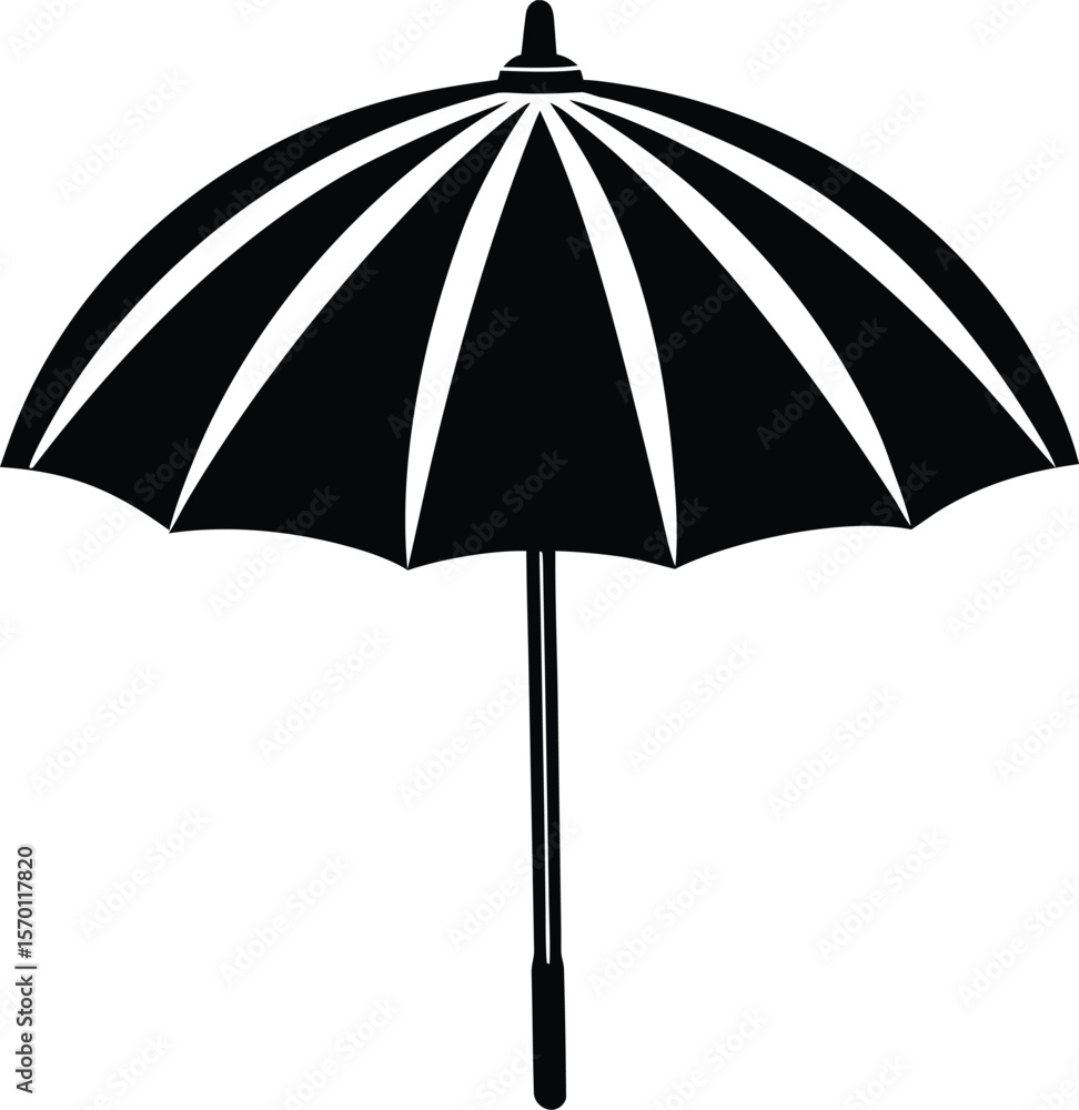 beach umbrella on white background.eps beach umbrella on white background.eps