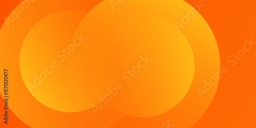 Abstract orange background with circles. Vector illustration. Eps.10