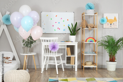 Interior of child's bedroom...