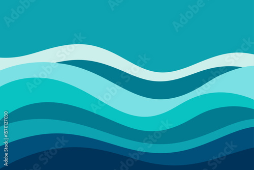 Ocean Waves in Long Exposure Symbolic Calm