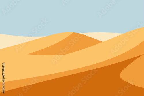 Ripple on Sand Dunes in Soft Light