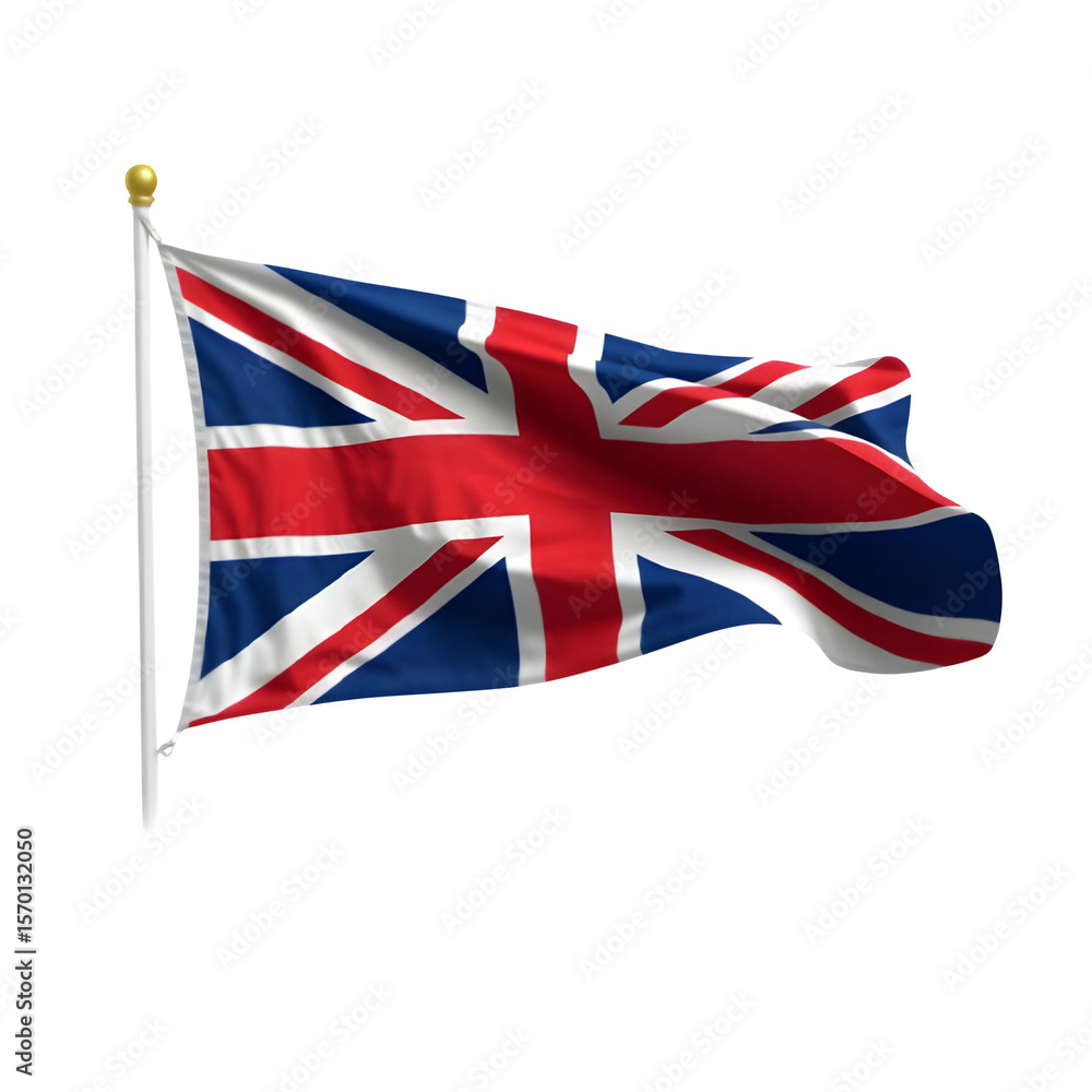 Waving UK flag with visible thread texture and soft fabric folds, high-resolution national symbol, isolated on transparent background PNG, clean detailed image
Waving UK flag with visible thread texture and soft fabric folds, high-resolution national symbol, isolated on transparent background PNG, clean detailed image