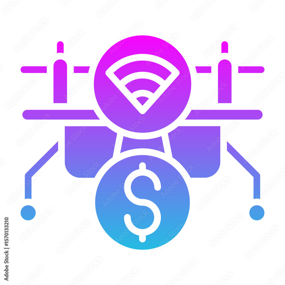 Smart Drone Icon Smart Drone Icon