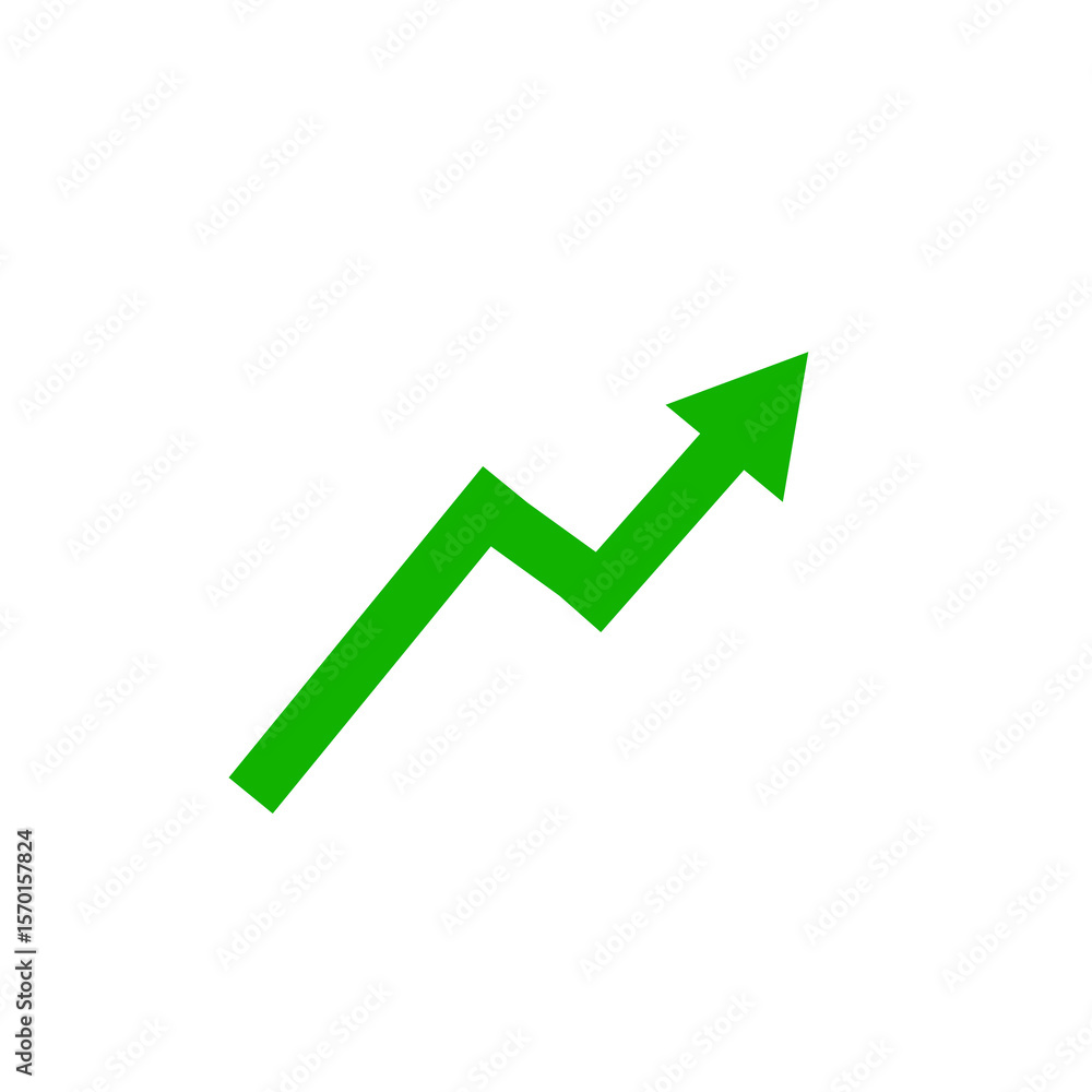 business graph with arrow business graph with arrow