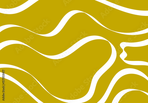 Fondo amarillo oscuro con trazos blanco ondulados