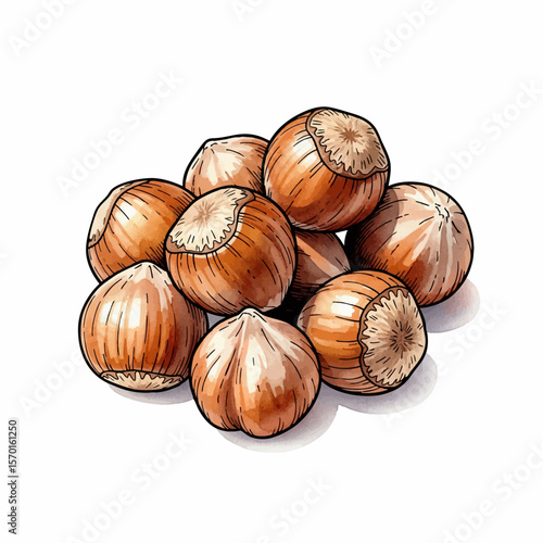 A Handful of Hazelnuts