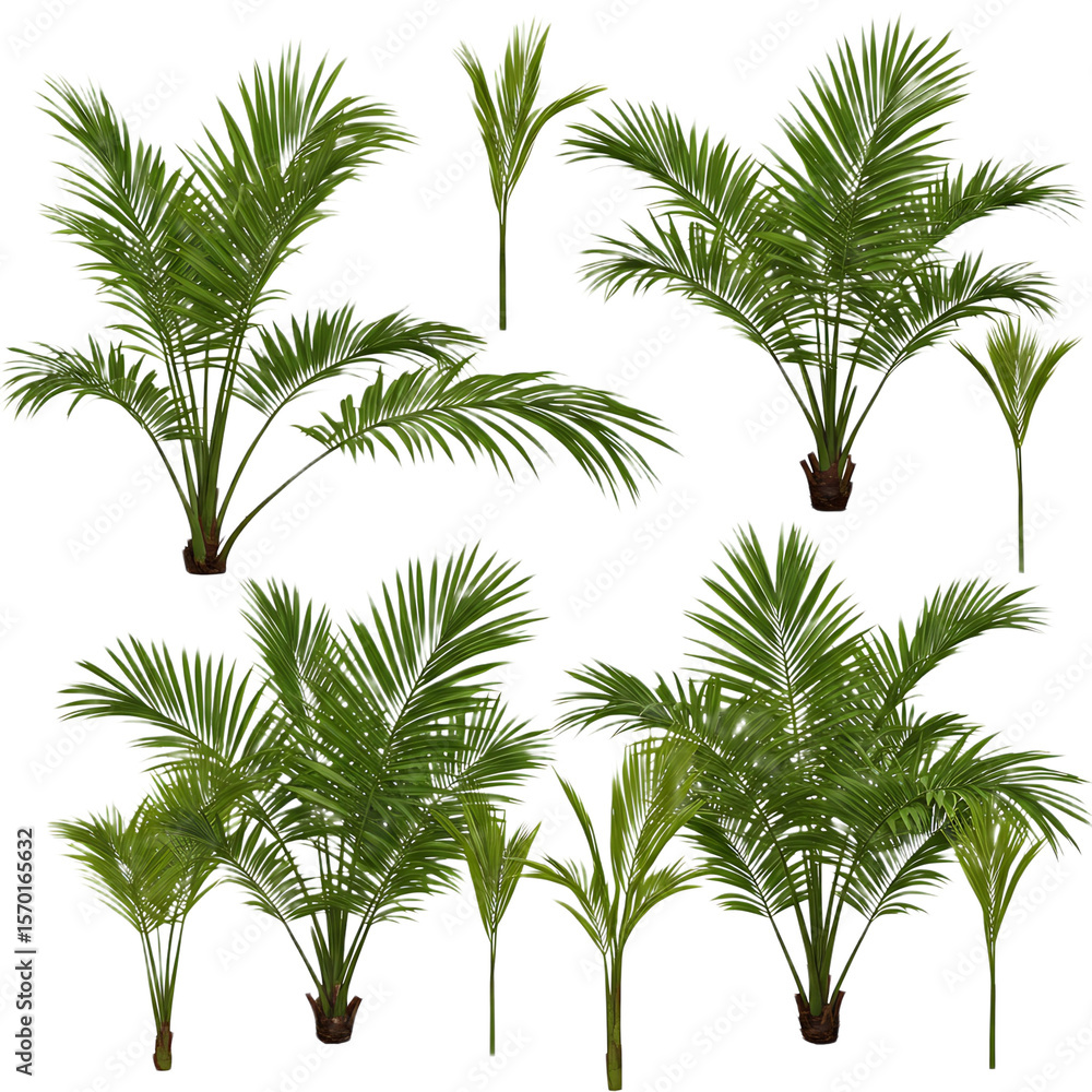 Obraz premium palm tree isolated on white