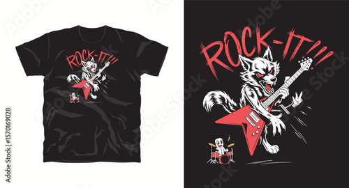 Rock style typography vector graffite t-shirt design print, Concert, Live show t-shirt design, Rock stage show, Rock and Roll