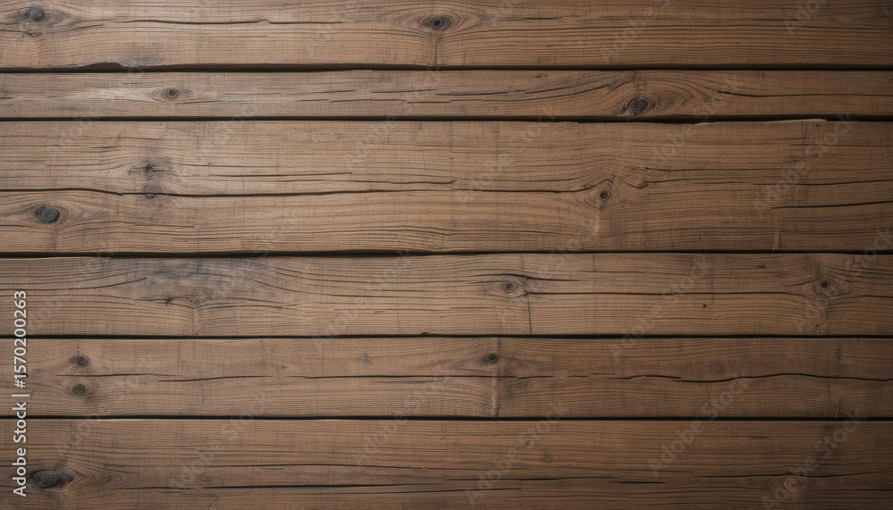 Fototapeta premium Rustic Brown Wooden Planks Texture High-Resolution Background Image