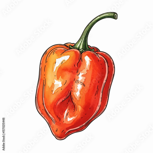 Wrinkled Habanero