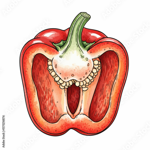 Hollow Bell Pepper