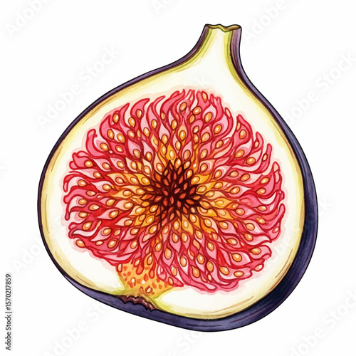 Fig Cross-Section Texture