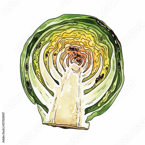 Charred Brussels Sprout