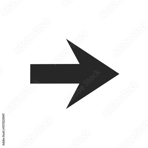 Free Download Simple direction concept featuring a gray arrow symbol against a dark background illustration of wayfinding and navigation pointing to the right - GFXLoad