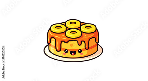 Adorable Pineapple Cake A Sweet and Delicious Treat