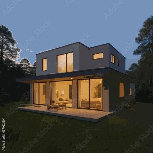 house in the woods