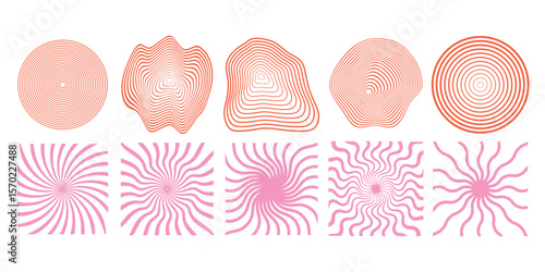 Psychedelic Spiral Set