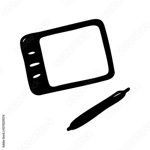 ペンタブ　線画　手書き