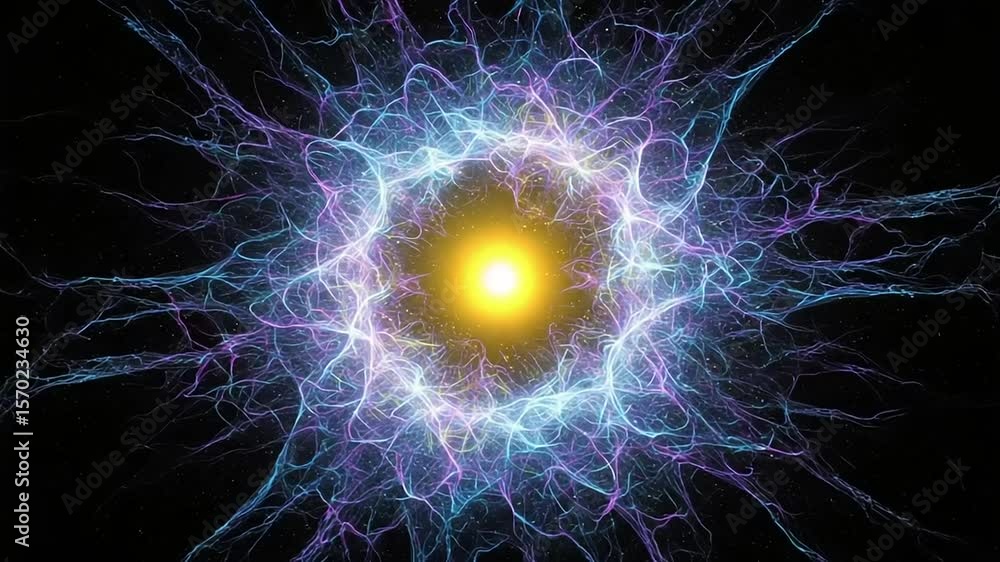 abstract background with glowing circles abstract background with glowing circles