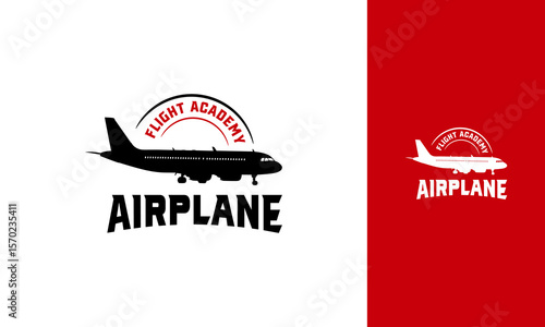 Airplane logo Designs Badge, flying club Logo template, airlines icon