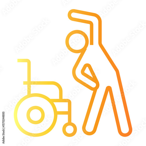 therapist Line Gradient Icon