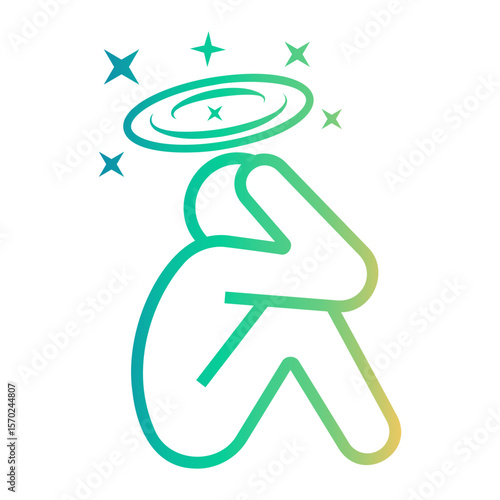 therapist Line Gradient Icon
