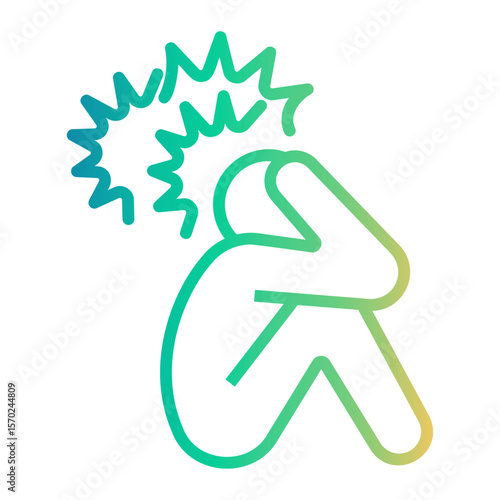 therapist Line Gradient Icon