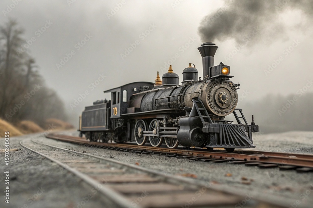 Obraz premium old steam train