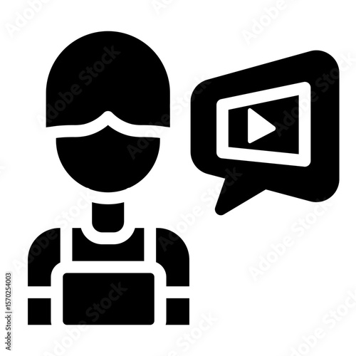 bloggers Solid icon