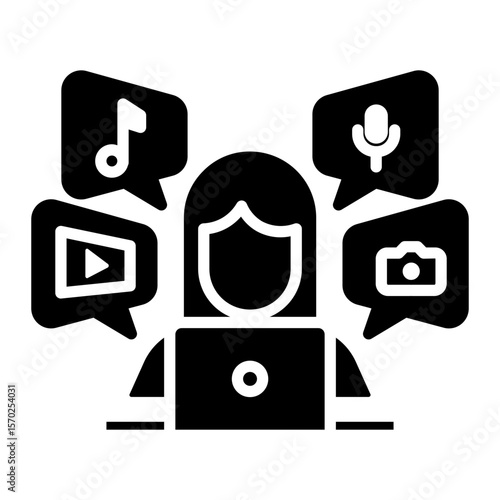 bloggers Solid icon