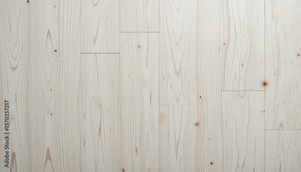 Fototapeta premium Light Wood Texture with White Base and Smooth Finish for Text Overlay Ready Design