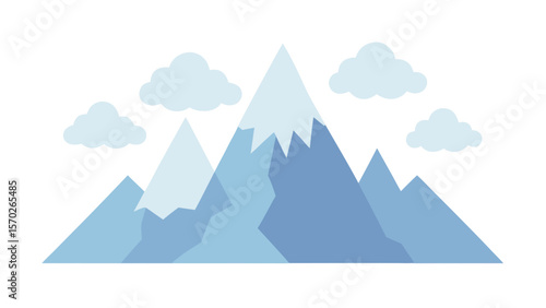 mountain landscape with trees
