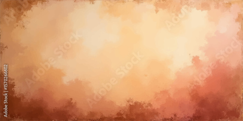 Aged parchment texture with a vintage sky and subtle clouds, evoking an antique, brown, grunge paper background