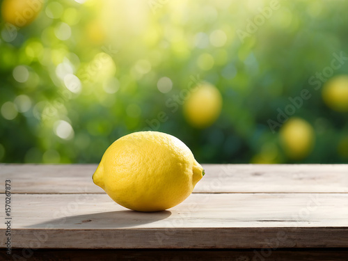 lemon on the table
