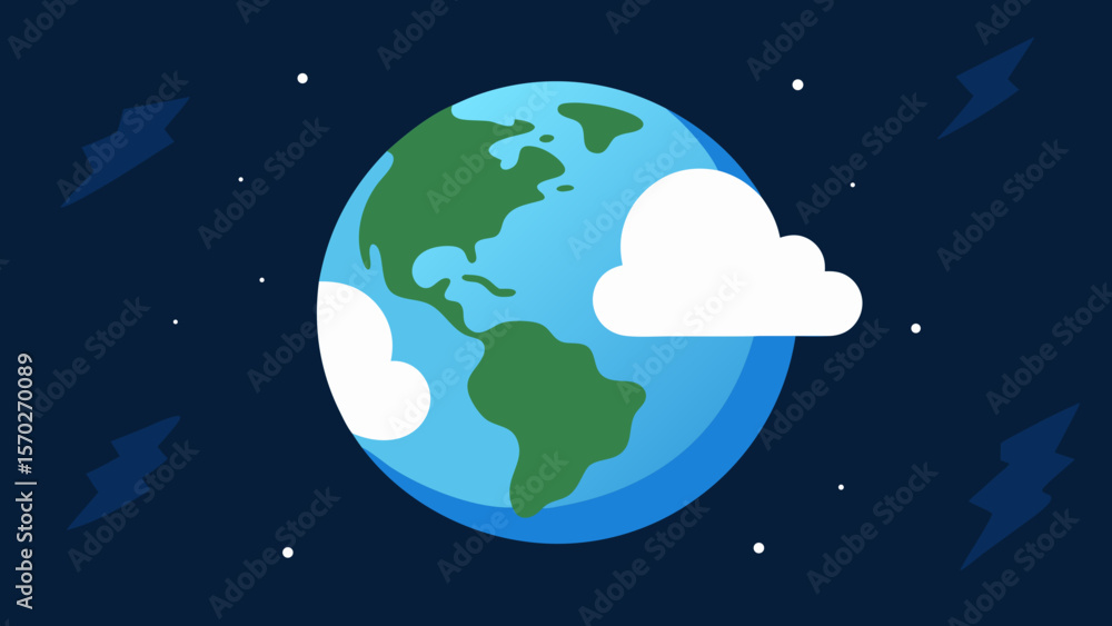 Fototapeta premium Our Precious Planet Earth's Beauty and Environmental Challenges
