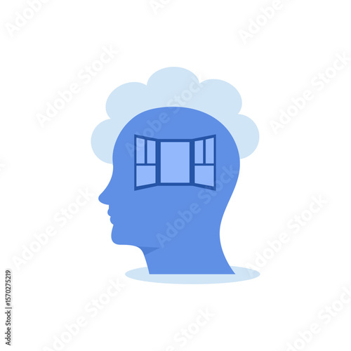 Mental health illustration. mental disorder fight against stress, depression, emotional burnout and other psychological problems. Psychotherapy concept. Vector illustration