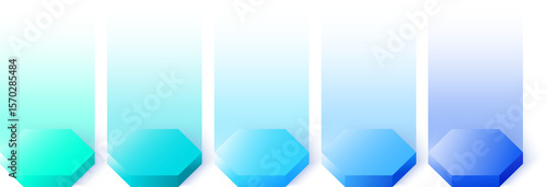 5 Options Infographic Technology Diagram clipart illustration