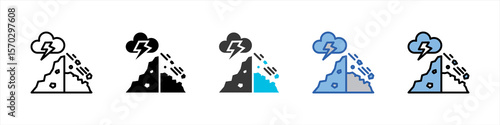Collapse Icon Pack Multistyle Illustration