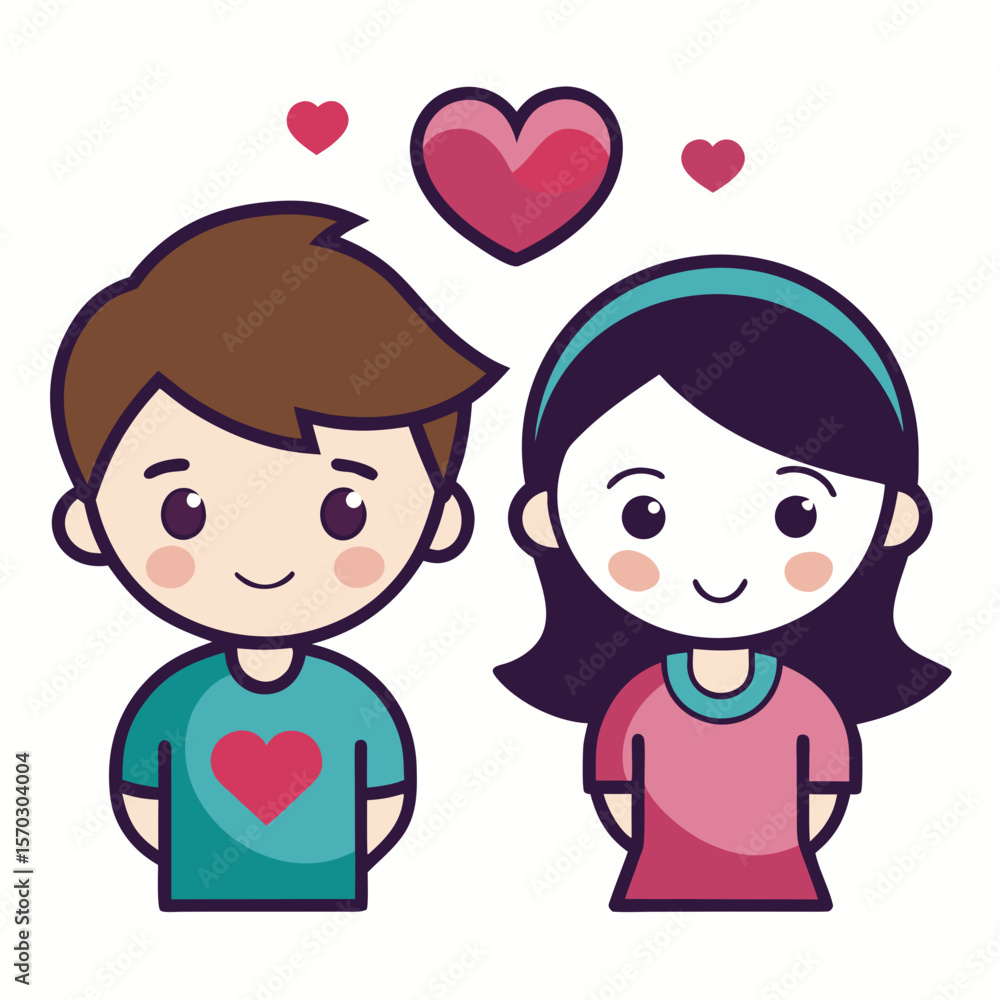 boy and girl boy and girl