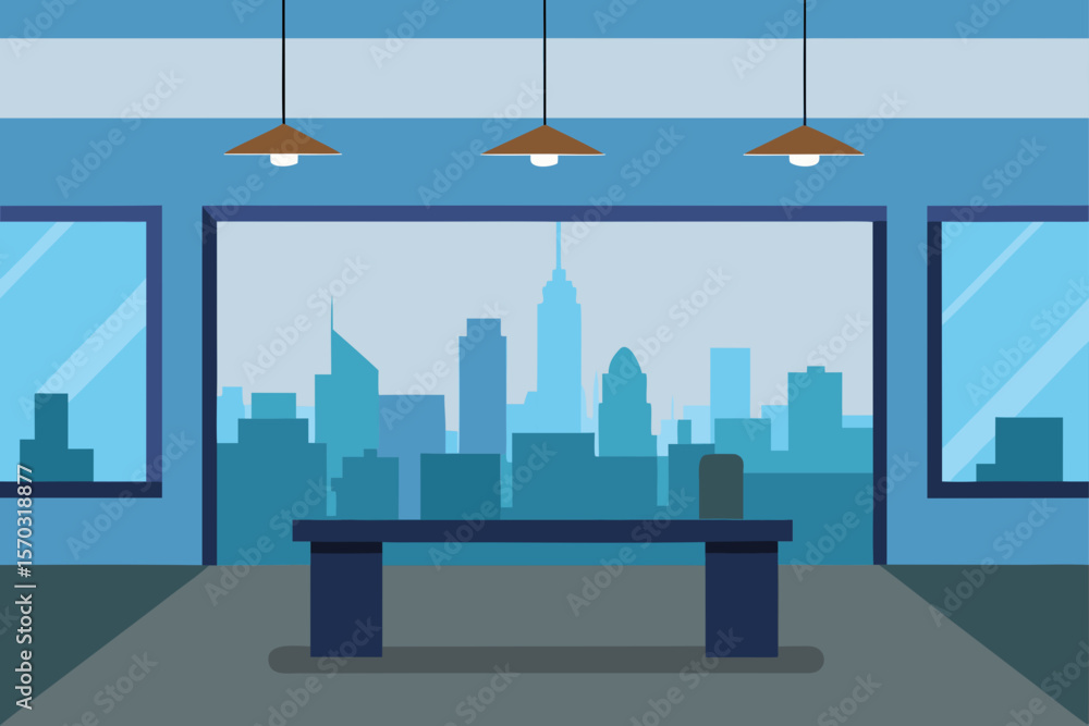 Naklejka premium new york city skyline