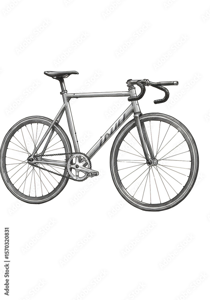 Illustration of Silver Bicycle Sport with Transparent Background PNG Illustration of Silver Bicycle Sport with Transparent Background PNG