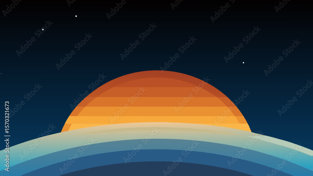 Obraz premium planet in space