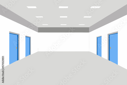 empty white room