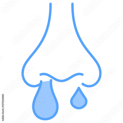 Mucus Blue Icon