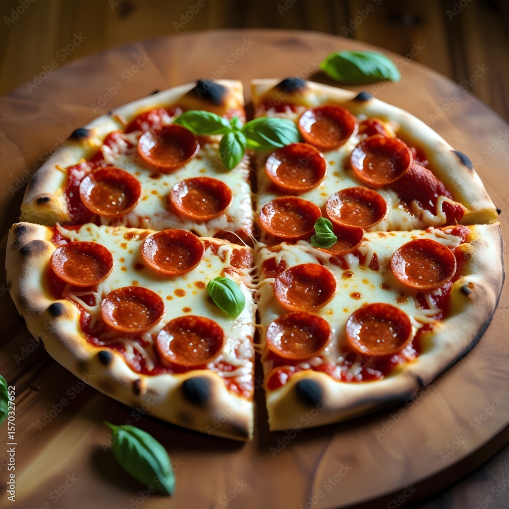 custom made wallpaper toronto digitalpizza with salami and tomatoes