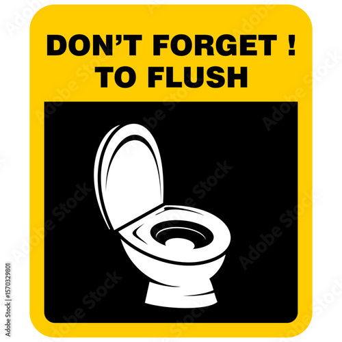 Don't forget to flush, sign vector