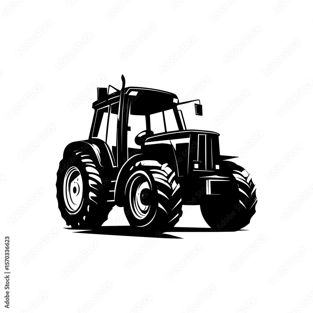Obraz premium Traktor Vector