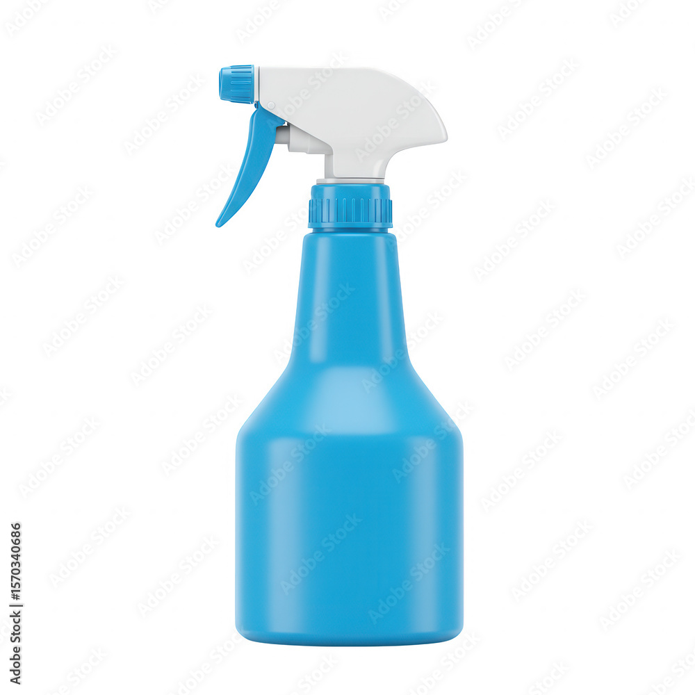 Blue spray bottle mockup isolated on transparent background. use for cleaning, gardening, and hygiene products. Blue spray bottle mockup isolated on transparent background. use for cleaning, gardening, and hygiene products.