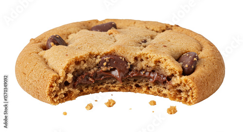 Isolated Transparent Chocolate Chip Cookie Sweet Food Dessert Snack