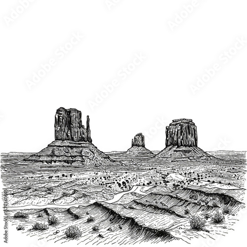 Silhouette Landscape Mountains Transparent Background Rock Hill Illustration